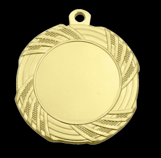 Kovová medaile KMED01 - 4 cm Varianta: Zlato