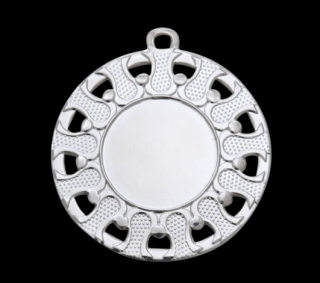 Kovová medaile KMED07 - 5 cm Varianta: Stříbro