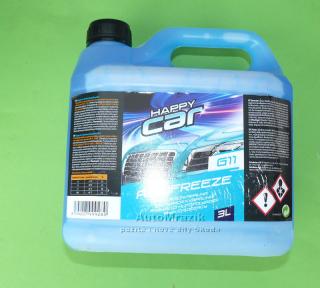 Chladící, nemrznoucí kapalina G11 - modrozelená Výrobce - obsah: CZ - Happy - 3L
