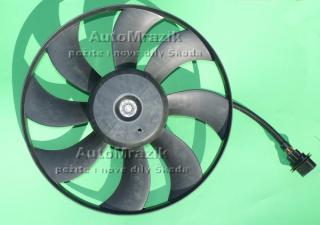 Ventilátor, větrák chladiče Fabia I, II, Roomster velký 380 mm výrobce: originál