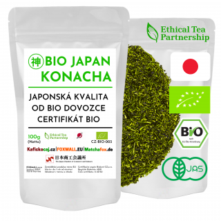 BIO zelený čaj Gyokuro Konacha - Japonsko Hmotnost: 100g