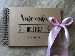 Album pro miminko - rustic - holčička