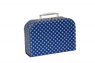 Kufřík - hvězdičky modré 25 cm