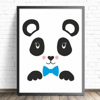 Plakát - panda Fanda L (40x50cm) bez rámečku