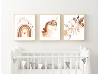 Plakát - Set BOHO RAINBOW L (40x50cm) bez rámečku