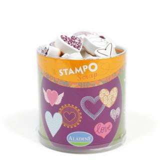 Razítka StampoScrap, srdíčka
