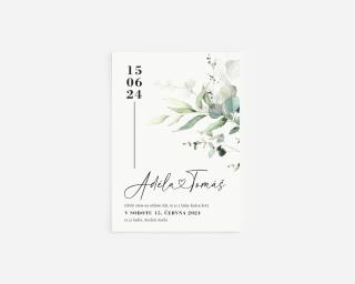 Svatební oznámení no.35 Kartička svatební dary