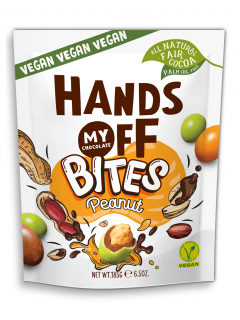 Hands off my chocolate – BITES, arašídy, 185 gramů