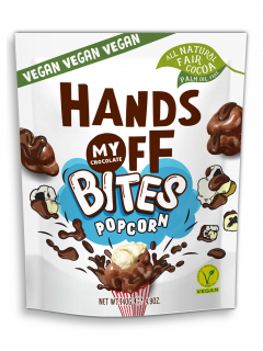 Hands off my chocolate – BITES, popcorn, 140 gramů