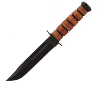 KA-BAR USMC Fixed Blade Knife Leather Sheath, str edge 1217