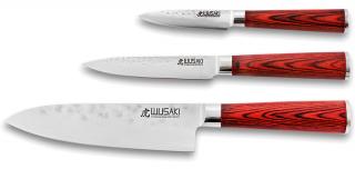 Wusaki Dárková sada 3ks kuchyňských nožů WU8026