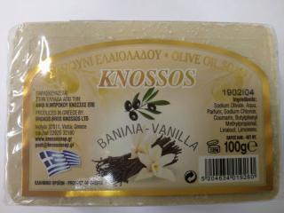 Knossos mýdlo tuhé olivové s vůní vanilky 100 G