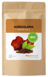 MycoMedica BIO Auricularia - 100 g BIO prášku z plodnice