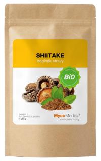 MycoMedica   BIO Shiitake - 100 g BIO prášku z plodnice