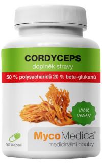 MycoMedica  Cordyceps 50 % - 90 rostlinných kapslí
