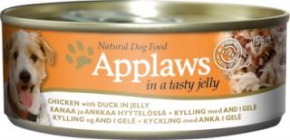 Applaws konzerva Dog Jelly Kuře s kachnou 156 g