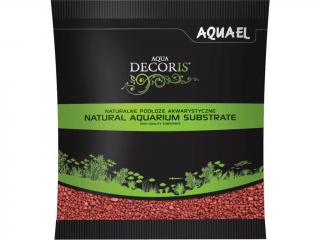 Aquael Aqua Decoris red 2-3mm 1kg, písek dekorační červený