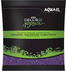 AQUAEL písek Aqua Decoris, 1kg, 2-3 mm, fialový