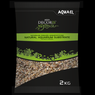 AQUAEL štěrk gravel NATURAL multicolored 1,4-2 mm Hmotnost: 10kg