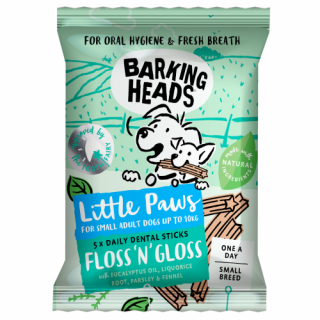 BARKING HEADS Treats Floss'n' Gloss Litt.Paws 100g