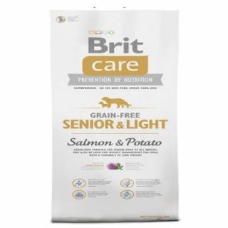 BRIT CARE 1 kg GRAIN-FREE SENIOR LIGHT SALMON & POTATO
