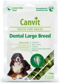 Canvit Snacks Dental Large Breed-Duck 250 g