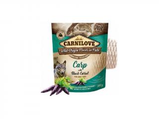 Carnilove dog pouch paté carp with black carrot 300g