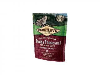 Carnilove hairball duck+pheasant adult cats 400g