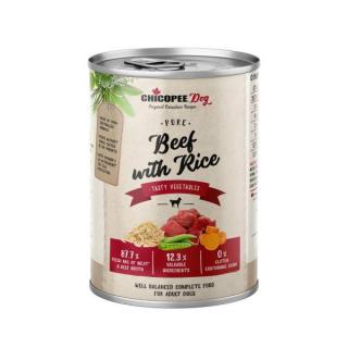 CHICOPEE ADULT čisté hovězí s rýží konzerva pro psy 400 g