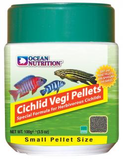 Cichlid Vegi Pellets Small - krmivo pro cichlidy Hmotnost: 100g