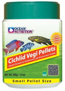 Cichlid Vegi Pellets Small - krmivo pro cichlidy Hmotnost: 200g