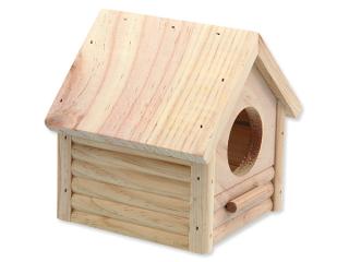 Domek SMALL ANIMALS budka dřevěný 12 x 12 x 13,5 cm 1ks