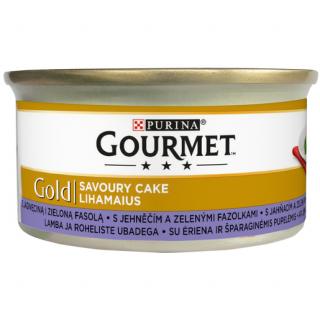 GOURMET Gold Savoury Cake KK s jehněčím a zelenými fazolkami 85g