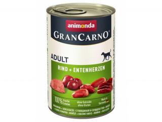 GRANCARNO Adult - hovězí, kachní srdce 400 g