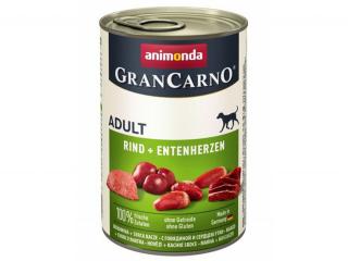 GRANCARNO Adult - hovězí, kachní srdce 800 g