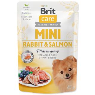 Kapsička BRIT Care Mini Rabbit & Salmon fillets in gravy 85 g