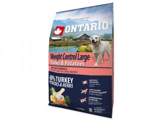 Ontario Adult Large Weight Control Turkey & Potatoes & Herbs kg: 2,25kg