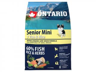 ONTARIO Senior Mini Fish & Rice 2,25kg