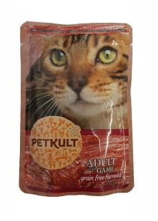 PETKULT cat kapsa ZVĚŘINA 100g