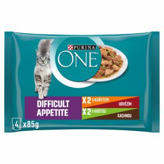 Purina ONE difficult appetite minifilety 4x85g