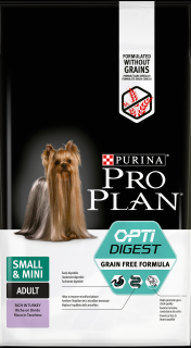 PURINA PRO PLAN Dog Small & Mini adult s OPTIDIGEST krůta 2,5kg