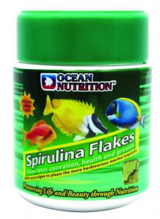 Spirulina Flakes - krmivo pro mořské a sladkovodní ryby Hmotnost: 34g