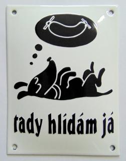 Tady hlídám já (bílá)