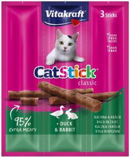 Vitakraft Cat Stick mini králík-kachna 3x6g