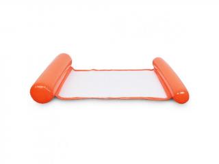 Nafukovací lehátko se sítí - síťovaná matrace do bazénu Barva: Oranžová