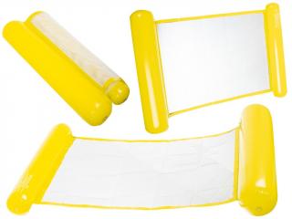 Nafukovací lehátko se sítí - síťovaná matrace do bazénu Barva: Žlutá