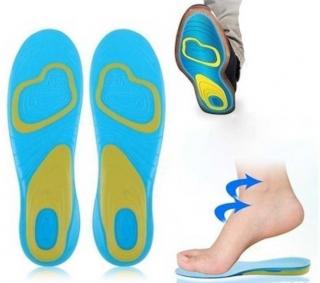 Ortopedické vložky do bot (modrožluté) TYP: Dámské