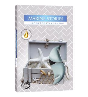 Vonné čajové svíčky (6ks) Vůně: Marine Stories