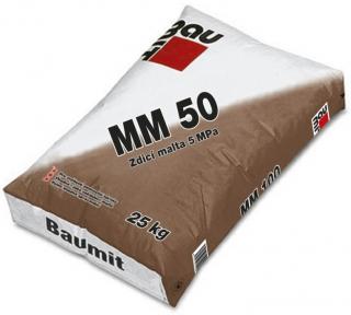 BAUMIT MM50 zdicí malta (zrnitost 4mm) 25 kg