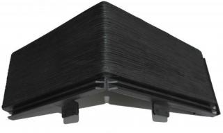 Dřevěný šindel Drdlíkův Hřebenáč DDH II plastový EUREKO na 25° černá